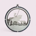 bola navidad personalizada caballo y toros