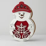 caja muneco de nieve