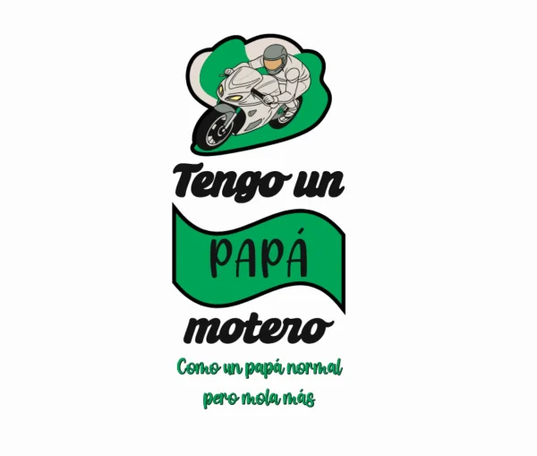 body papa motero verde