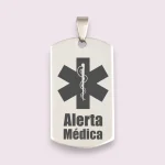 colgante alerta medica
