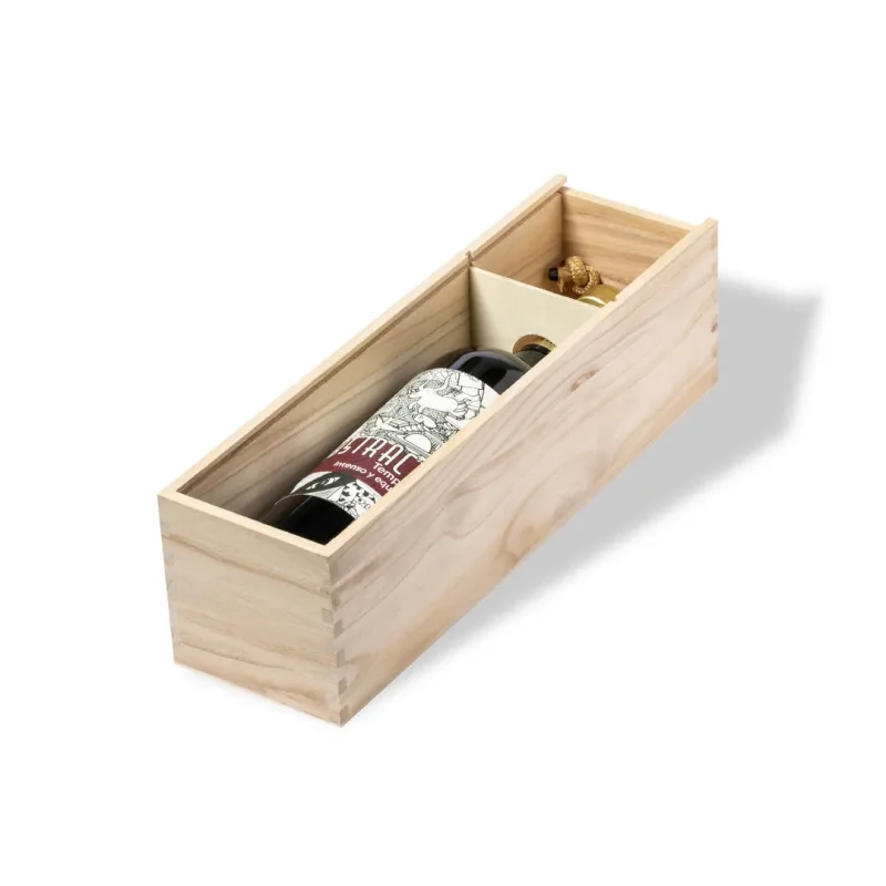caja madera vino personalizada sin botella