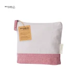 neceser algodon reciclado rojo