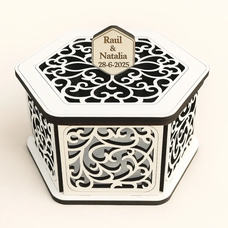 caja madera personalizada para bodas