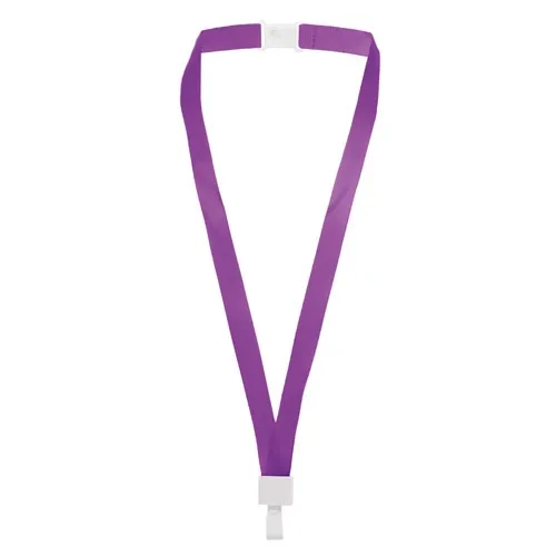 lanyard hebilla plastico lila 1