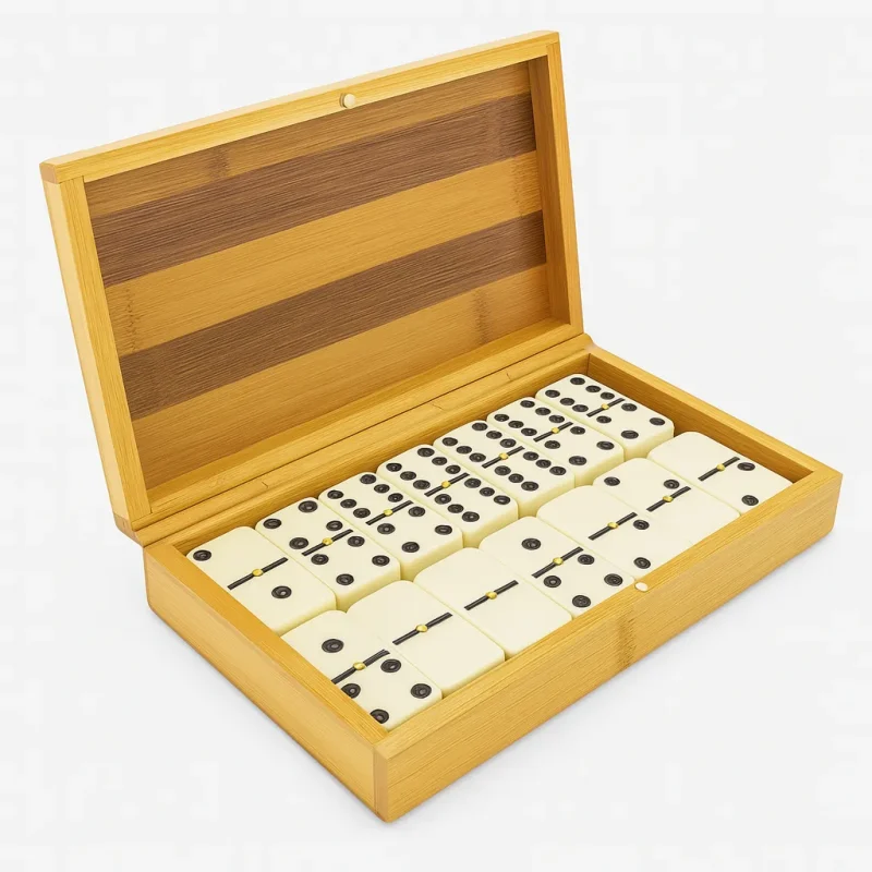 domino caja madera personalizada
