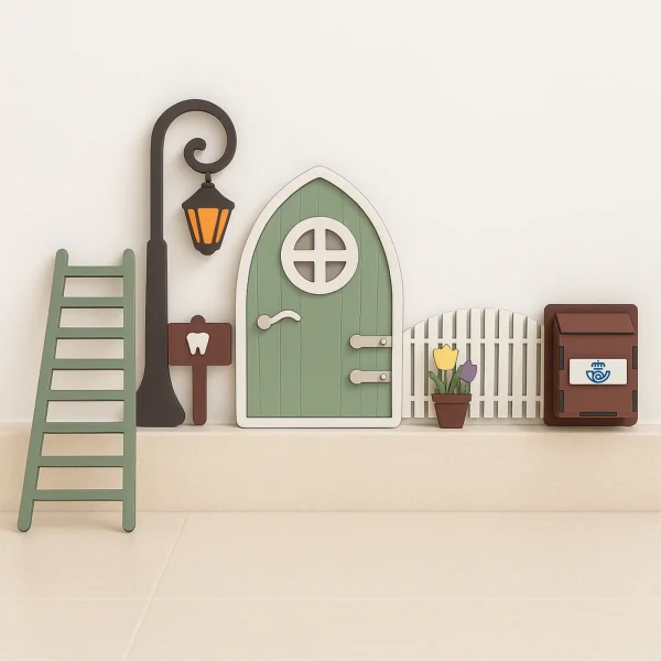 puerta raton perez verde