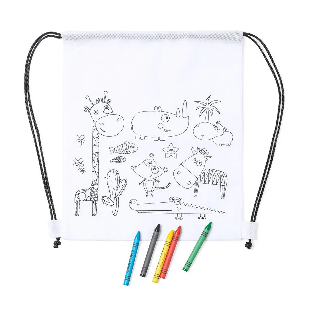 mochila para pintar colores