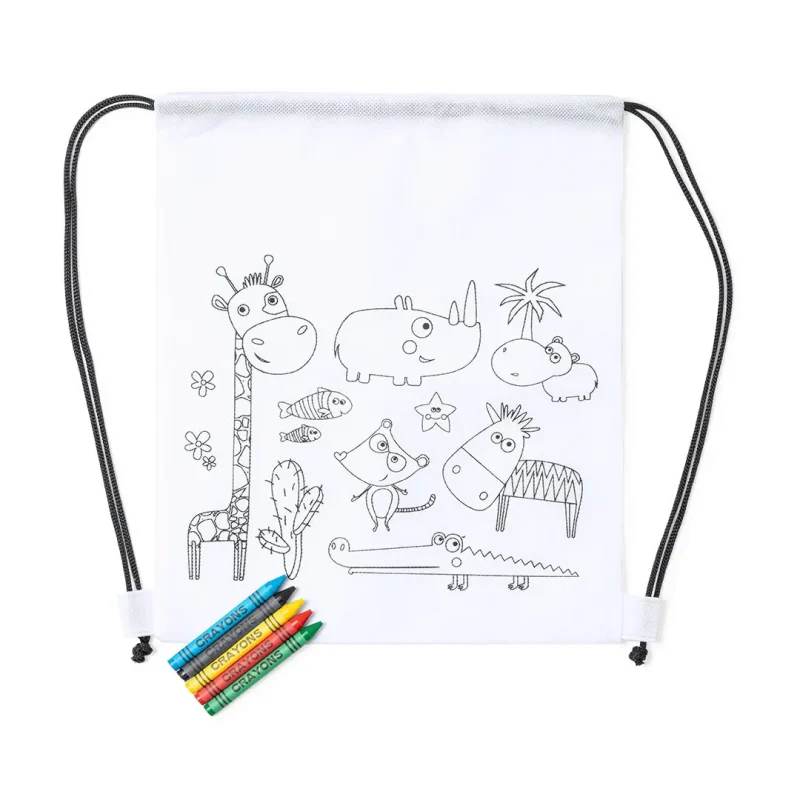 mochila para pintar con colores
