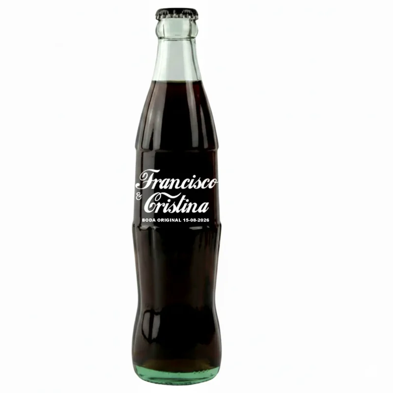 pegatina coca cola personalizada