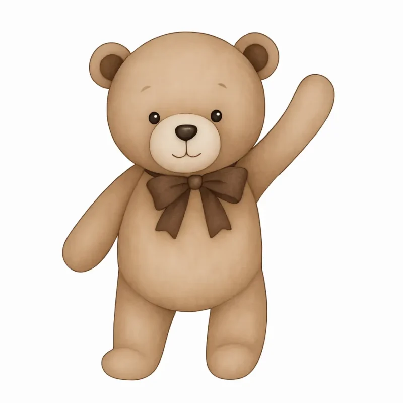 silueta oso madera