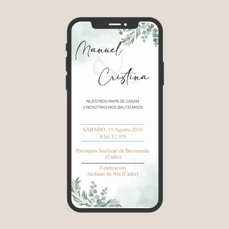 invitacion digital boda