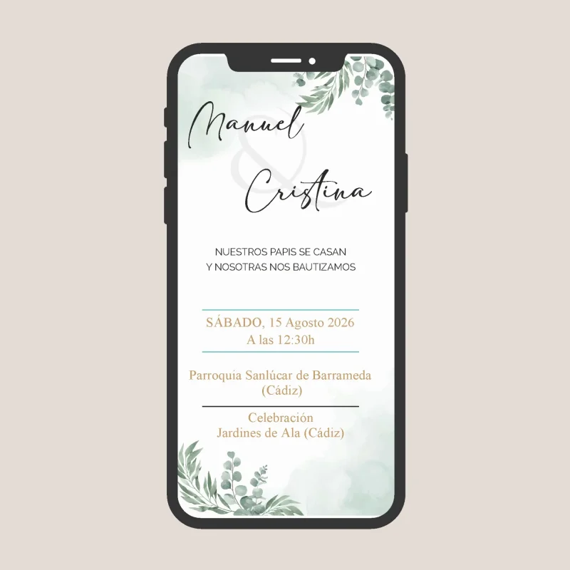 invitacion digital boda