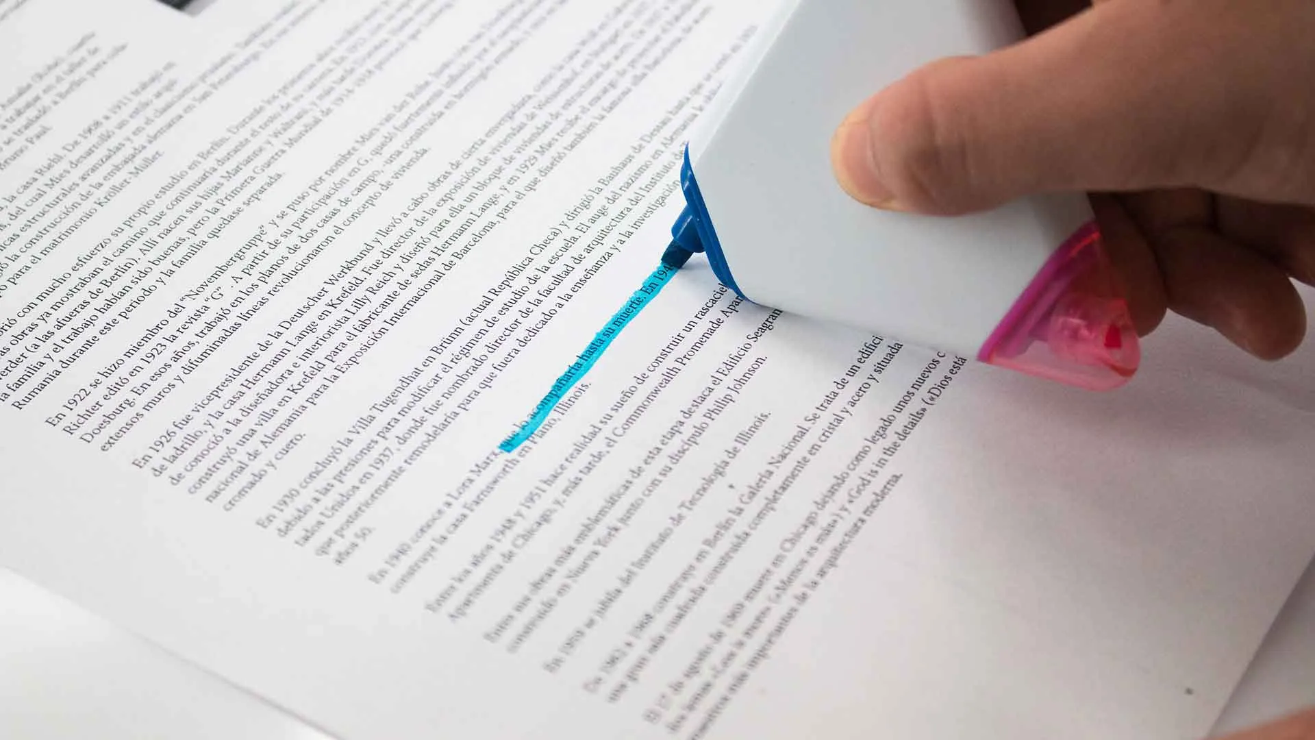 marcador fluorescente triangular personalizado