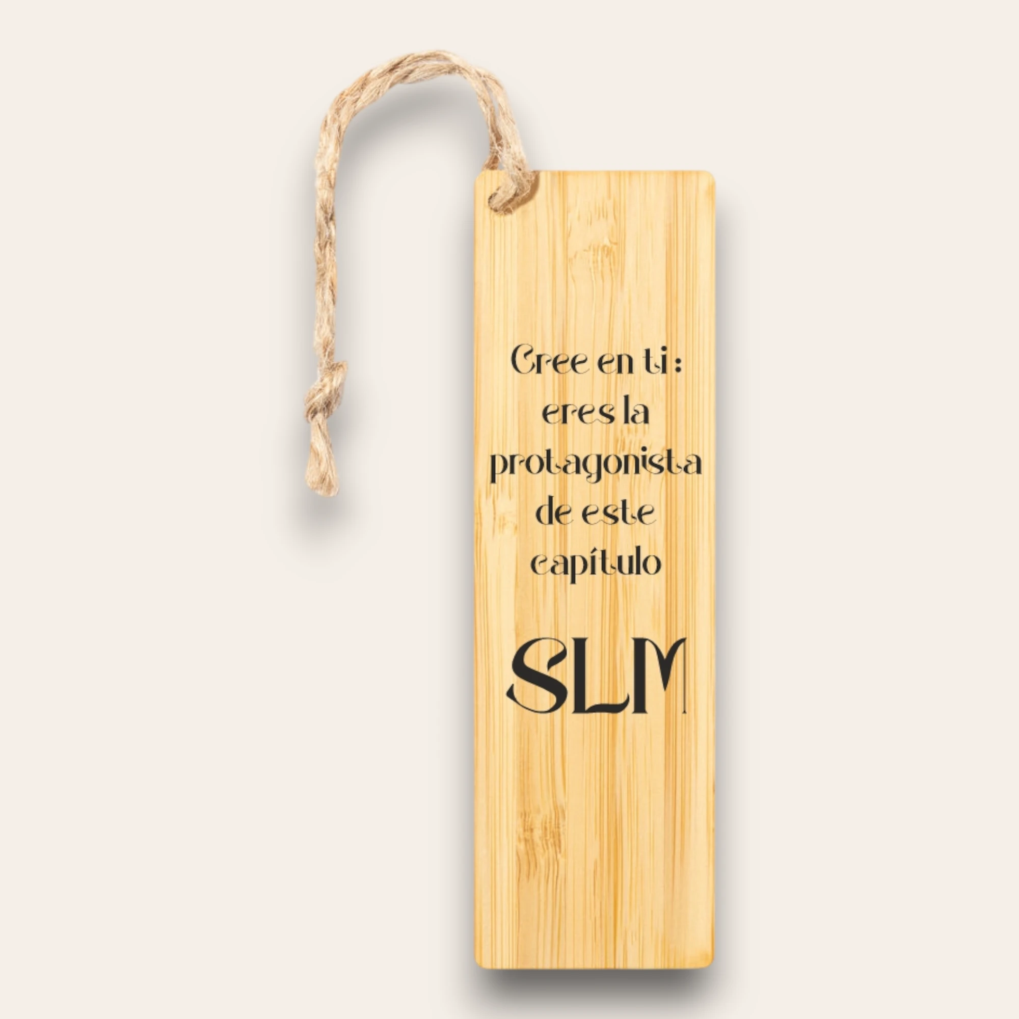 marcapaginas bambu personalizado
