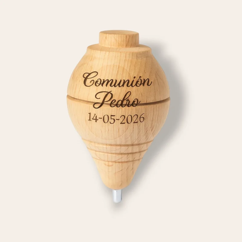 peonza personalizada comunion