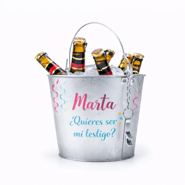 cubo metalico personalizado el testigo metal