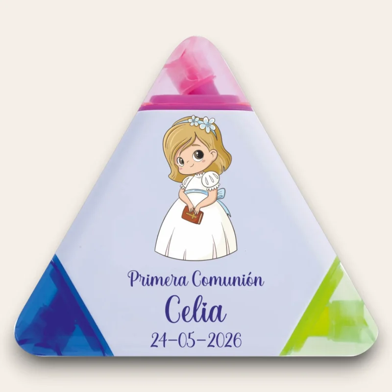 marcador personalizado comunion