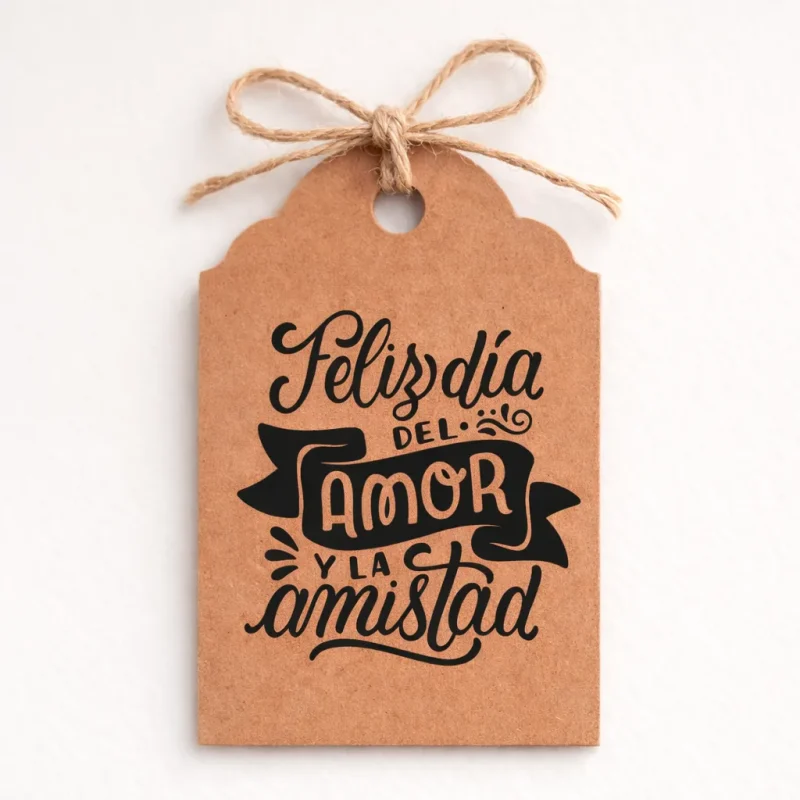 tarjeta regalo kraft con cuerda 63 90mm