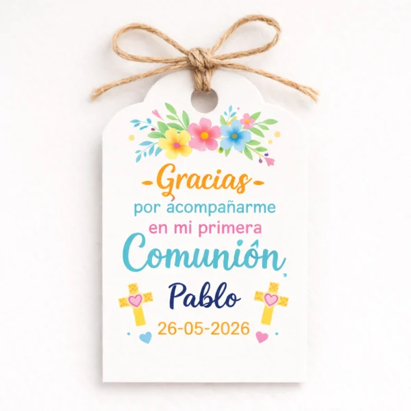 tarjeta regalo todo color cuerda 50 80