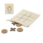 Juego 3 en Raya en Bolsa de Tela Comunión