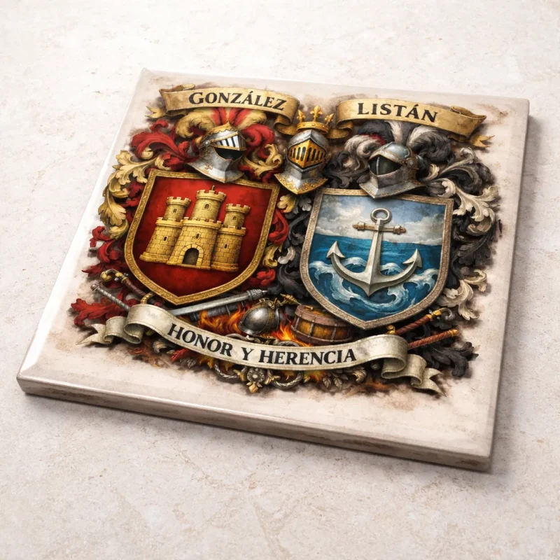 azulejos con escudos heraldicos