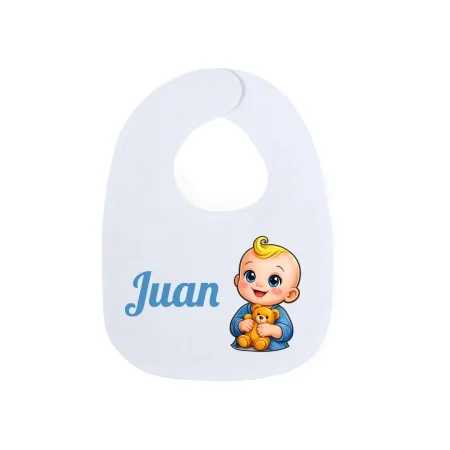 babero con nombre nino