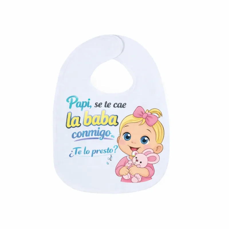 babero personalizado nina