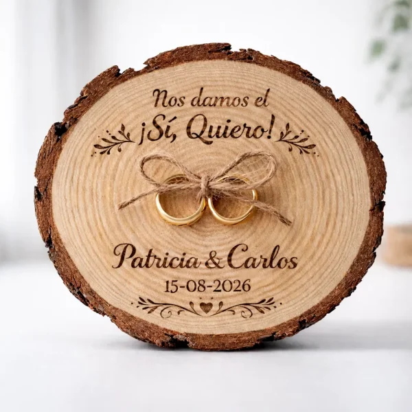 rodaja madera personalizada alianza 2