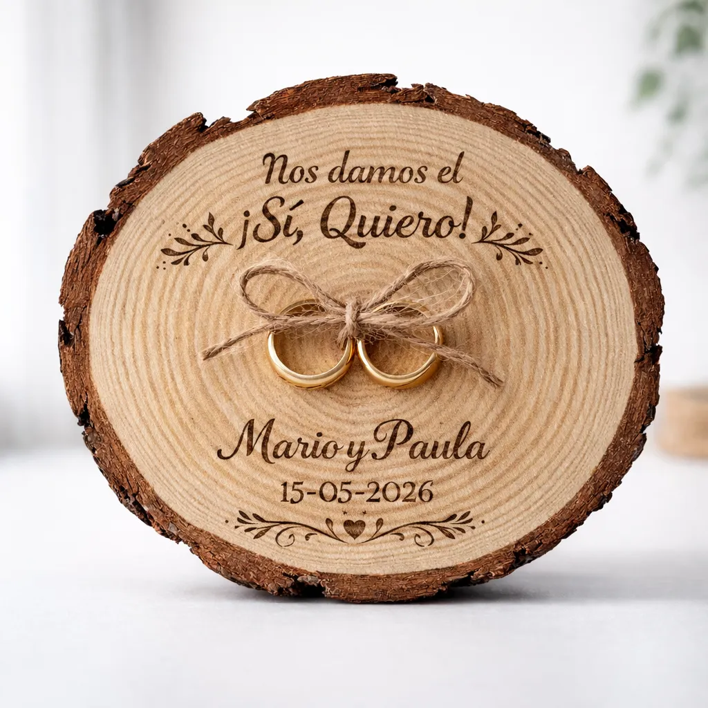 rodaja madera personalizada alianza