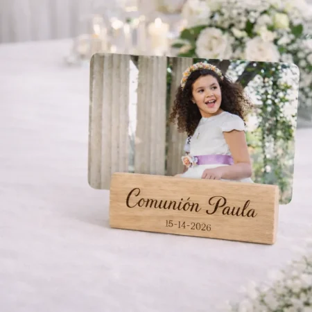 soporte madera fotos comunion