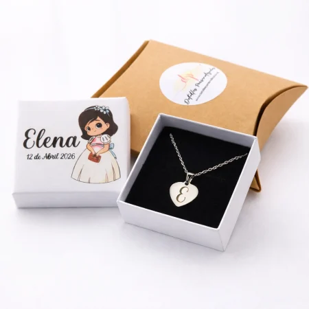 colgante corazon personalizado