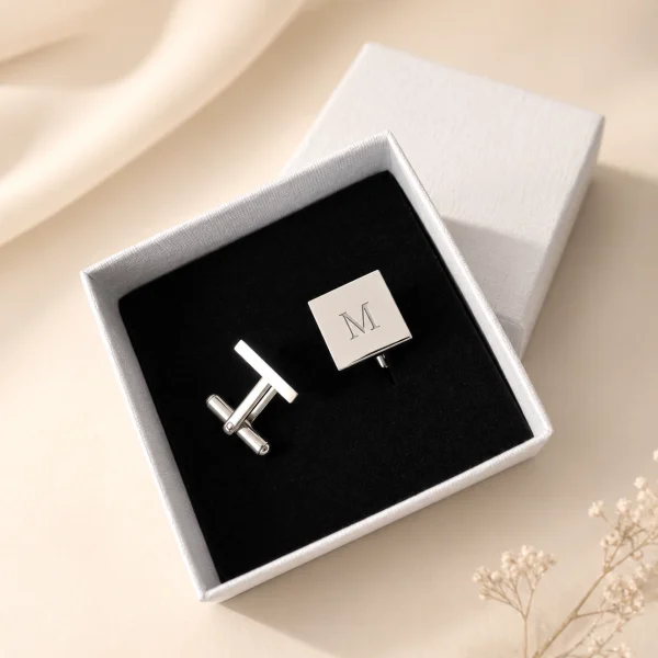 gemelos cuadrados personalizados