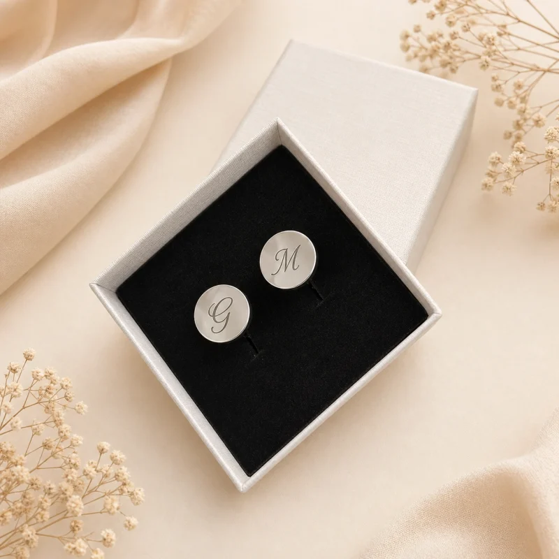 gemelos redondos personalizados