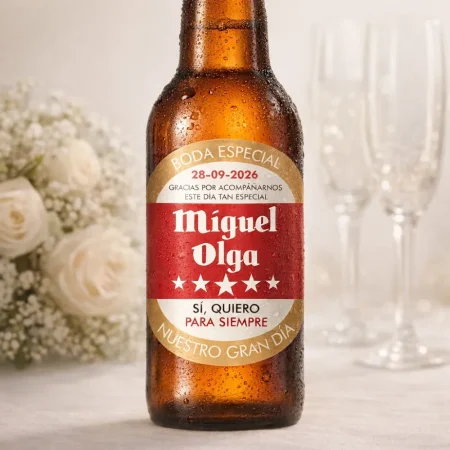 pegatina mahou personalizada