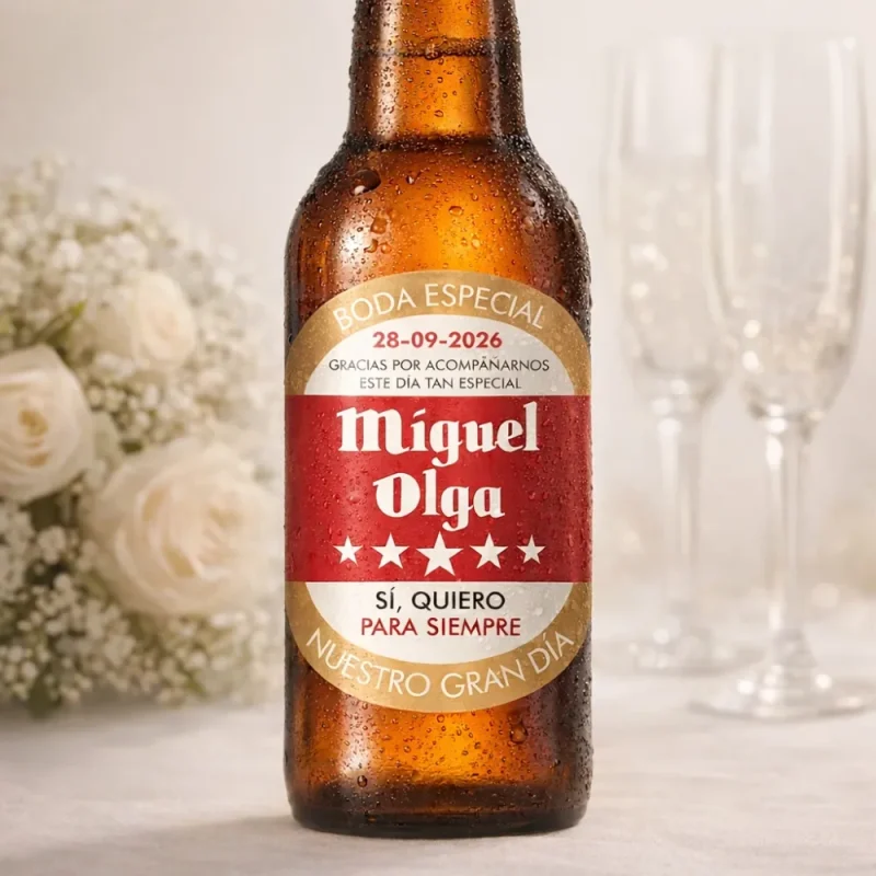 pegatina mahou personalizada