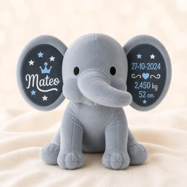 elefante personalizado gris gris oscuro