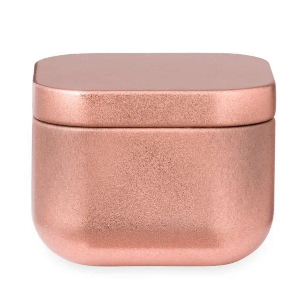 vela tarro metal rosa gold