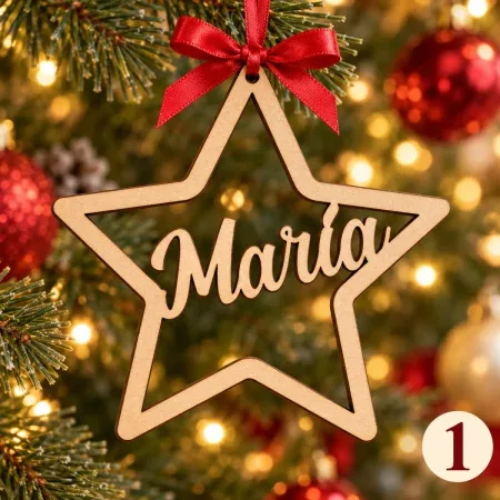 estrella navidad madera nombre 1