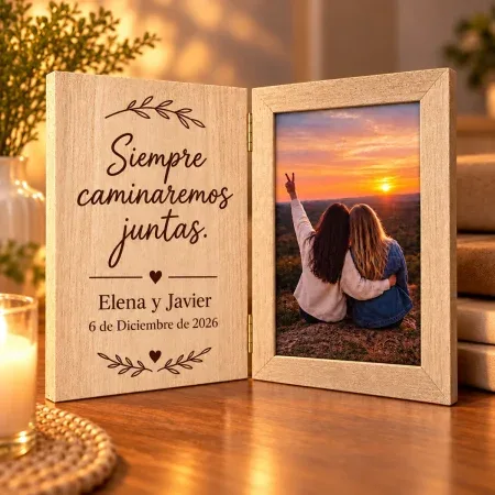 foto marco madera personalizado
