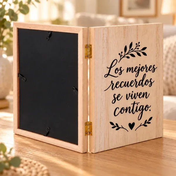 marco foto trasera personalizado