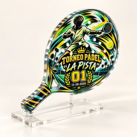 trofeo padel personalizado